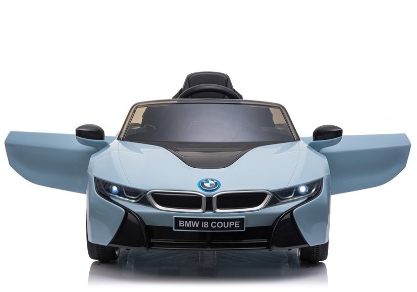 BMW I8, yksipaikkainen sähköauto lapsille, sininen hinta ja tiedot | Lasten sähköautot | hobbyhall.fi