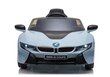 BMW I8, yksipaikkainen sähköauto lapsille, sininen hinta ja tiedot | Lasten sähköautot | hobbyhall.fi