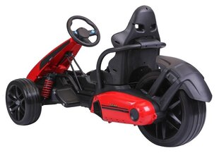 Lasten yksipaikkainen sähkökäyttöinen go-kart, punainen hinta ja tiedot | Lasten sähköautot | hobbyhall.fi