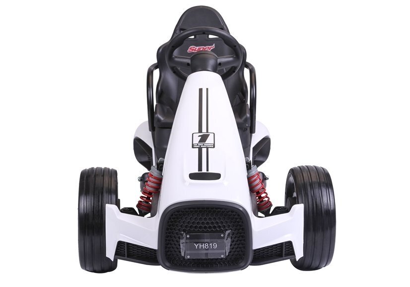 Lasten yksipaikkainen sähköinen go-kart, valkoinen hinta ja tiedot | Lasten sähköautot | hobbyhall.fi