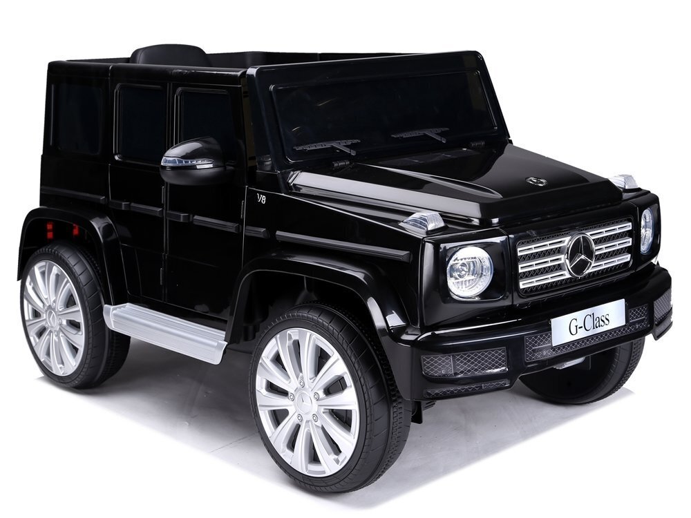 Lasten yksipaikkainen sähköauto Mercedes G500, musta hinta ja tiedot | Lasten sähköautot | hobbyhall.fi