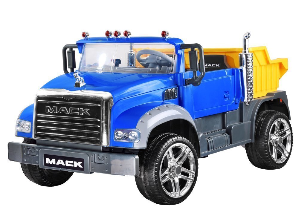 Mack Trucks sähköauto lapsille, sininen hinta ja tiedot | Lasten sähköautot | hobbyhall.fi