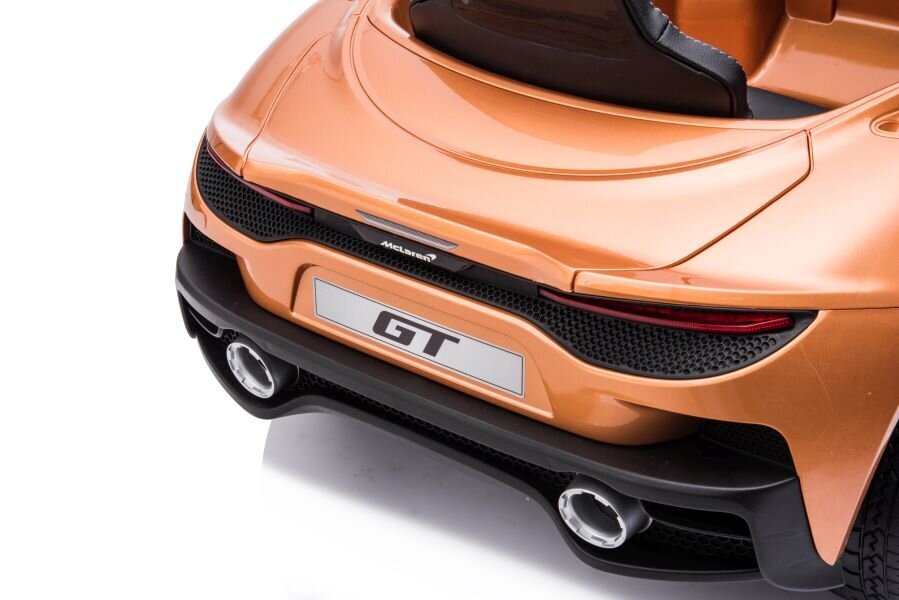 McLaren DK-MGT620 yksipaikkainen sähköauto lapsille, kultalakattu hinta ja tiedot | Lasten sähköautot | hobbyhall.fi