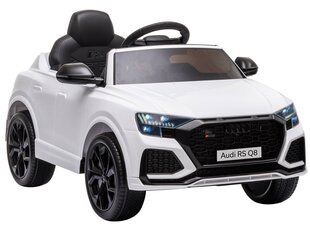 Audi RS Q8 yksipaikkainen sähköauto, valkoinen hinta ja tiedot | Lasten sähköautot | hobbyhall.fi