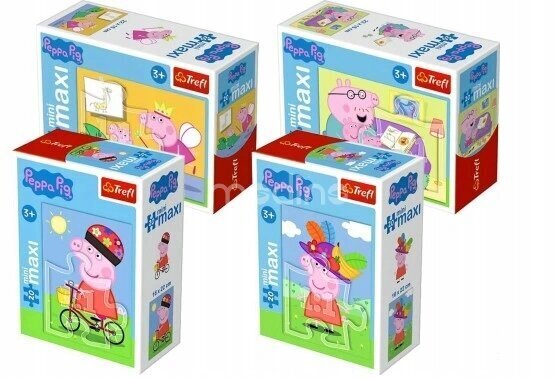 TREFL Peppa Pig (Pipsa Possu) Mini Maxi Palapeli Pipsa Possu, 20 palaa hinta ja tiedot | Palapelit | hobbyhall.fi