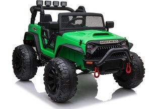 Sähköauto lapsille JEEP JC666, vihreä hinta ja tiedot | Jeep Lapset | hobbyhall.fi