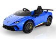 Lamborghini Huracan sähköauto, sininen hinta ja tiedot | Lasten sähköautot | hobbyhall.fi