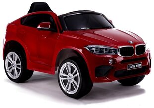 BMW X6, yksipaikkainen sähköauto lapsille, punainen hinta ja tiedot | Lasten sähköautot | hobbyhall.fi