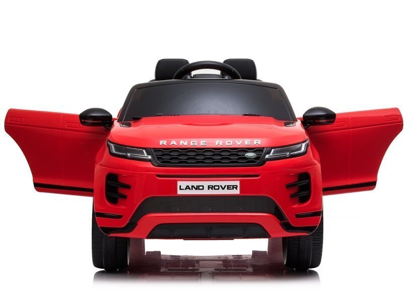 Range Rover Evoque yksipaikkainen sähköauto lapsille, punainen hinta ja tiedot | Lasten sähköautot | hobbyhall.fi