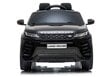 Range Rover Evoque yksipaikkainen sähköauto lapsille, musta hinta ja tiedot | Lasten sähköautot | hobbyhall.fi