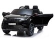 Range Rover Evoque yksipaikkainen sähköauto lapsille, musta hinta ja tiedot | Lasten sähköautot | hobbyhall.fi