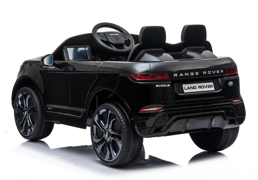 Range Rover Evoque yksipaikkainen sähköauto lapsille, musta hinta ja tiedot | Lasten sähköautot | hobbyhall.fi