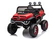 Mercedes Unimog S, yksipaikkainen sähköauto lapsille, punainen hinta ja tiedot | Lasten sähköautot | hobbyhall.fi