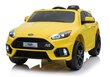 Ford Focus RS, yksipaikkainen sähköauto lapsille, keltainen hinta ja tiedot | Lasten sähköautot | hobbyhall.fi