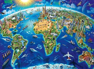 Ravensburger 12722 Big Wide World palapeli, 200 osaa hinta ja tiedot | Palapelit | hobbyhall.fi