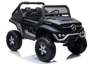 Mercedes Unimog sähköauto, musta hinta ja tiedot | Lasten sähköautot | hobbyhall.fi