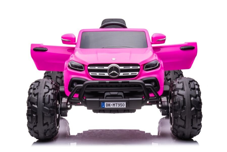 Mercedes DK-MT950 MP4, yksipaikkainen sähköauto lapsille, vaaleanpunainen hinta ja tiedot | Lasten sähköautot | hobbyhall.fi