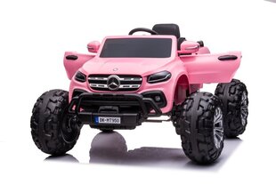 Mercedes DK-MT950 MP4, yksipaikkainen sähköauto lapsille, vaaleanpunainen, vaaleanpunainen hinta ja tiedot | Lasten sähköautot | hobbyhall.fi