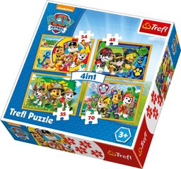 TREFL Palapeli 4 In 1 Ryhmä Hau hinta ja tiedot | Palapelit | hobbyhall.fi