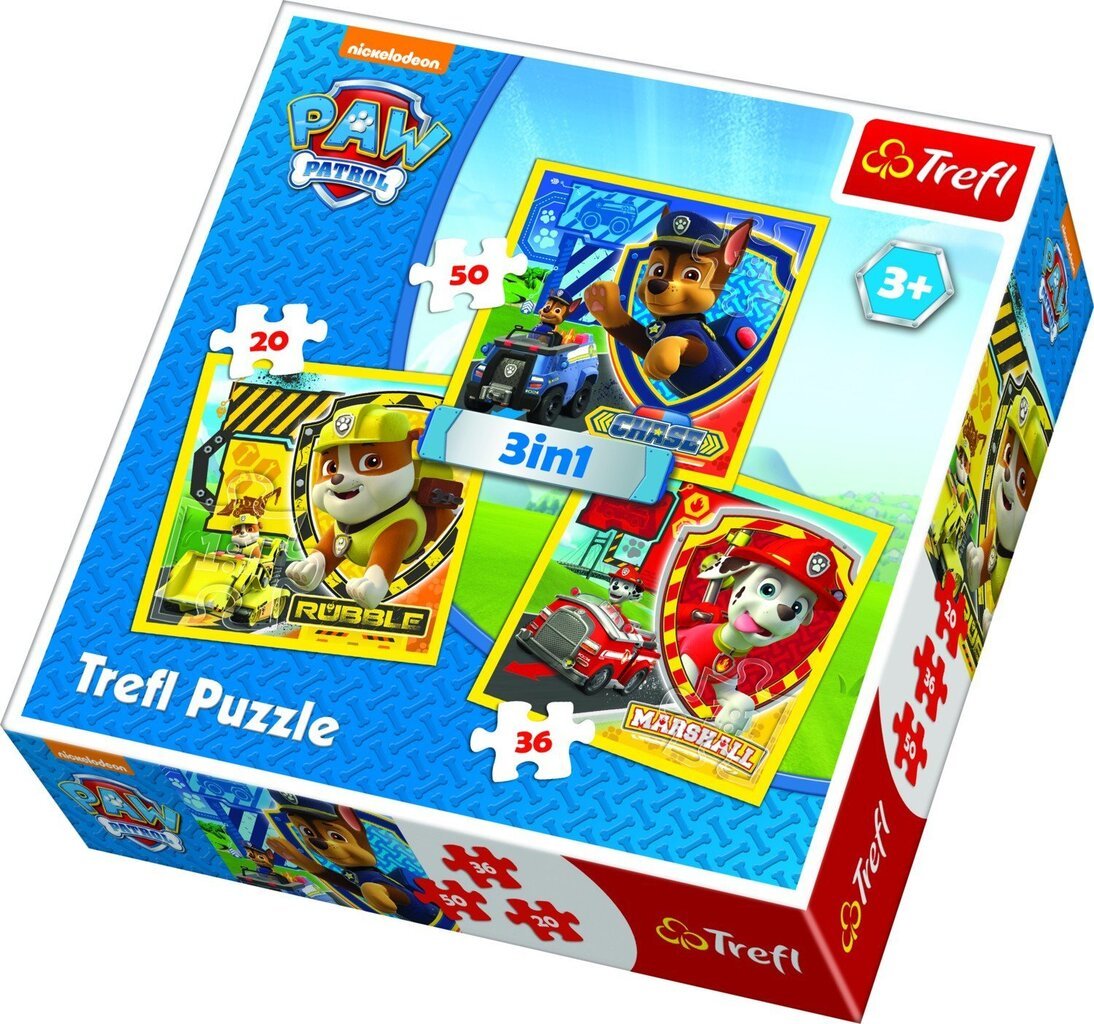 TREFL Palapeli 3 In 1 Ryhmä Hau hinta ja tiedot | Palapelit | hobbyhall.fi