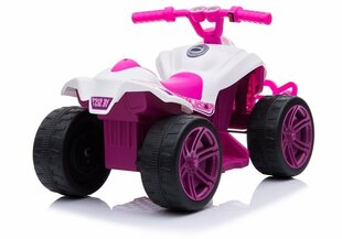 Quad TR1805 Lasten mönkijä, vaaleanpunainen ja valkoinen hinta ja tiedot | Lasten sähköautot | hobbyhall.fi