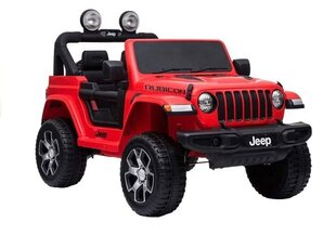 Jeep Wrangler Rubicon, yksipaikkainen sähköauto lapsille, punainen hinta ja tiedot | Lasten sähköautot | hobbyhall.fi