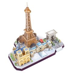 3D palapeli Cubic Fun "Pariisi", 114 d. hinta ja tiedot | CubicFun Lelut yli 3-vuotiaille lapsille | hobbyhall.fi
