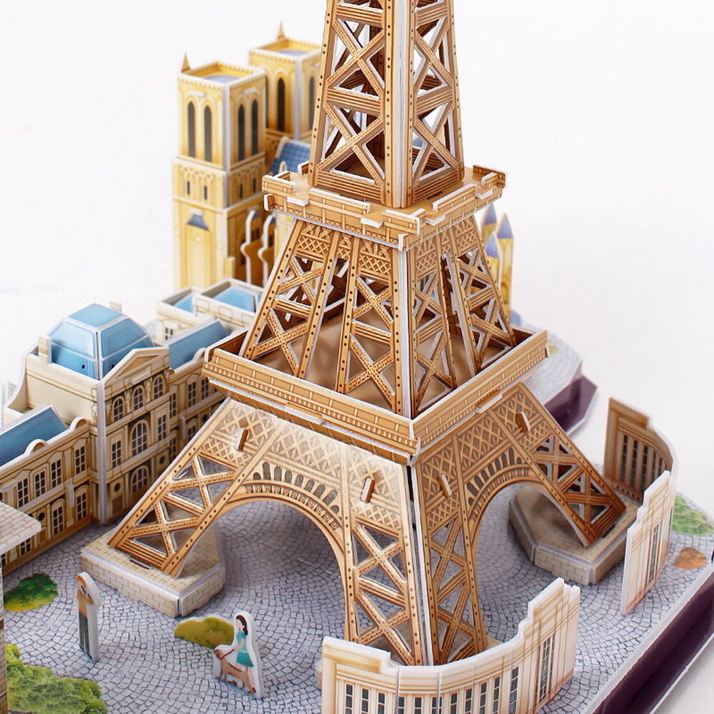 3D palapeli Cubic Fun "Pariisi", 114 d. hinta ja tiedot | Palapelit | hobbyhall.fi