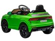 Audi RS Q8 yksipaikkainen sähköauto, vihreä hinta ja tiedot | Lasten sähköautot | hobbyhall.fi