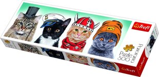 TREFL Panoraamapalapeli 500 Kissat hinta ja tiedot | Palapelit | hobbyhall.fi