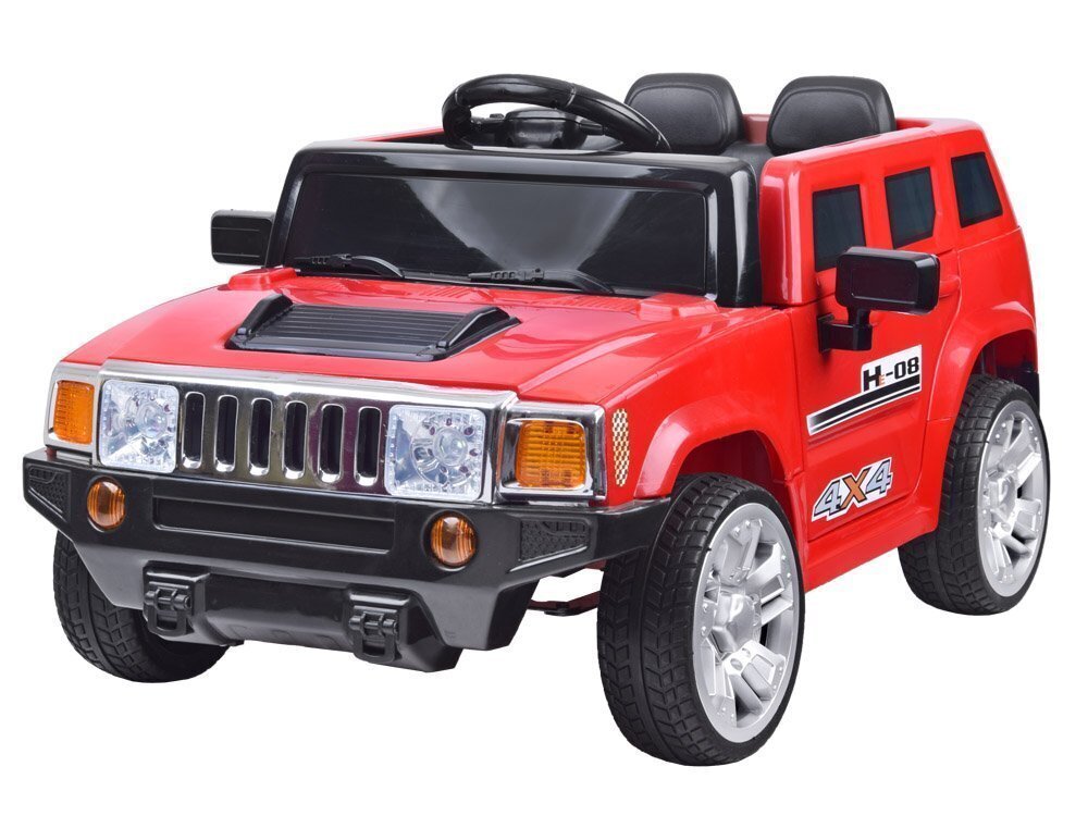 Lasten maasturi Hummer Velocity, punainen hinta ja tiedot | Lasten sähköautot | hobbyhall.fi