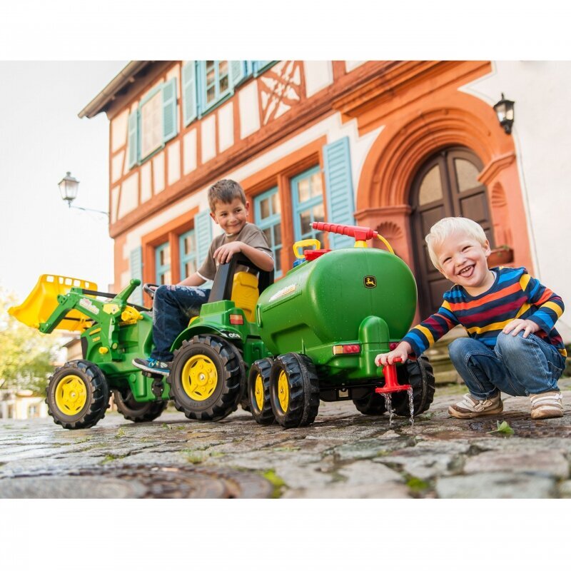 Lasten kaksiakselinen säiliöauto - Rolly Toys, vihreä hinta ja tiedot | Lasten sähköautot | hobbyhall.fi