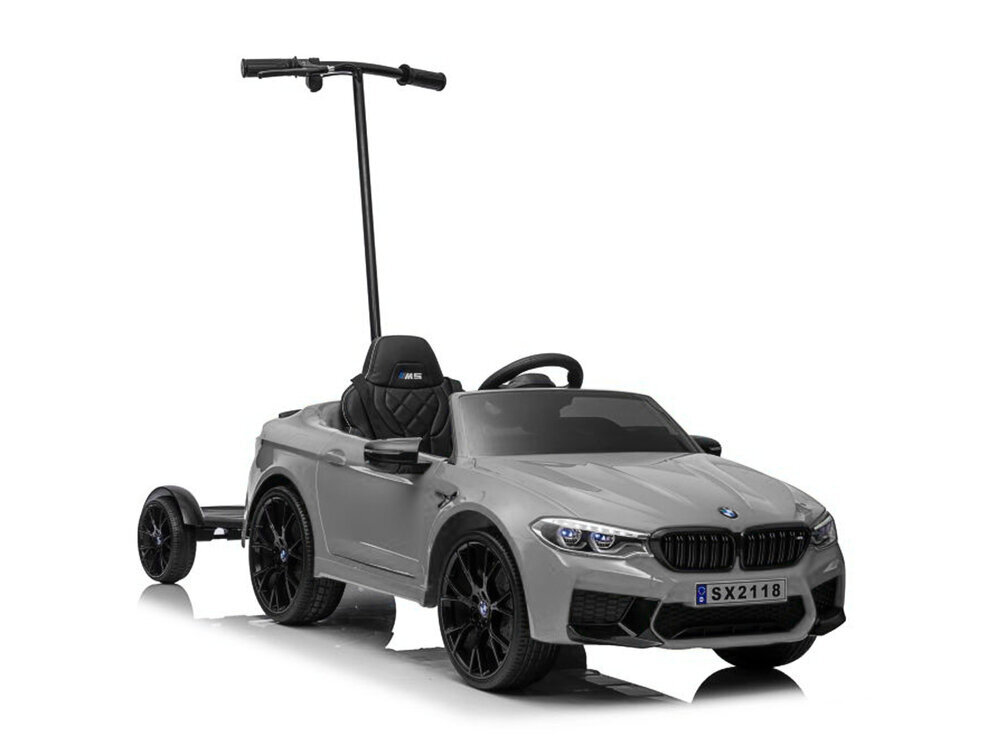 BMW M5 -sähköauto valinnaisella alustalla, lakattu hopeaksi hinta ja tiedot | Lasten sähköautot | hobbyhall.fi