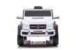 Lasten yksipaikkainen sähköauto Mercedes G63 6x6 6x6, valkoinen. hinta ja tiedot | Lasten sähköautot | hobbyhall.fi