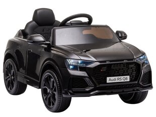 Audi RS Q8 yksipaikkainen sähköauto, musta hinta ja tiedot | Lasten sähköautot | hobbyhall.fi