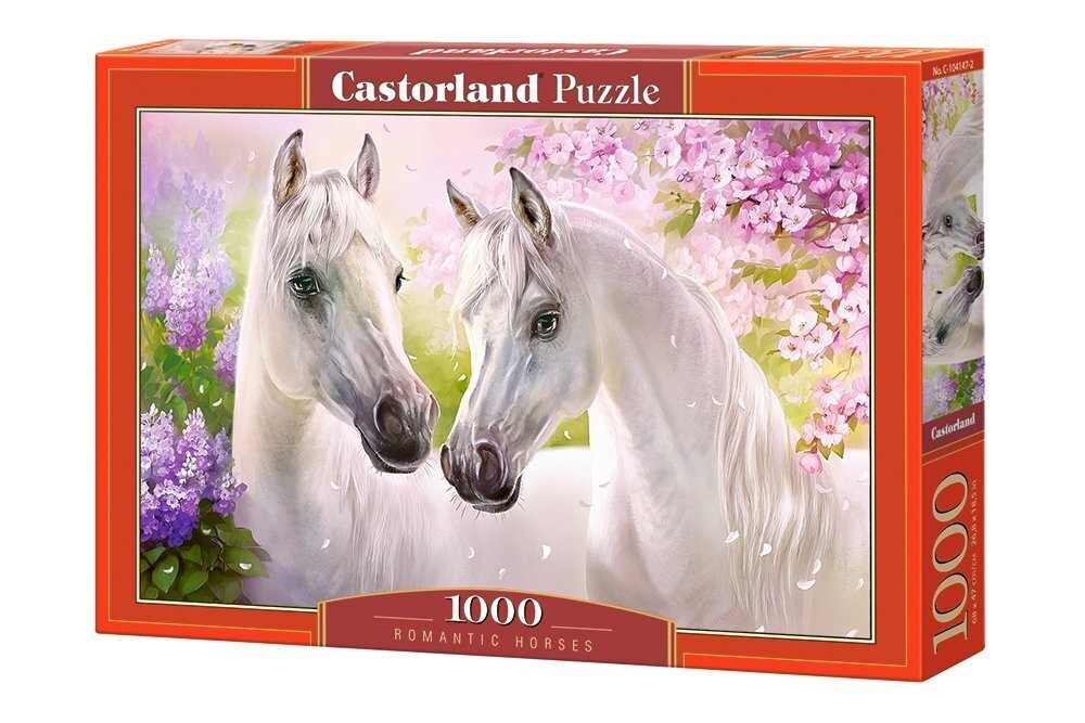 Castorland Romantic Horses -palapeli, 1000 palaa hinta ja tiedot | Palapelit | hobbyhall.fi