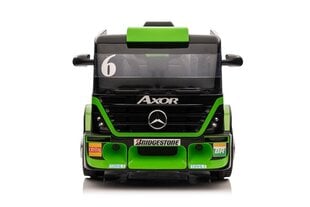 Mercedes XMX622B LCD yksipaikkainen sähköauto perävaunulla, vihreä hinta ja tiedot | Lasten sähköautot | hobbyhall.fi