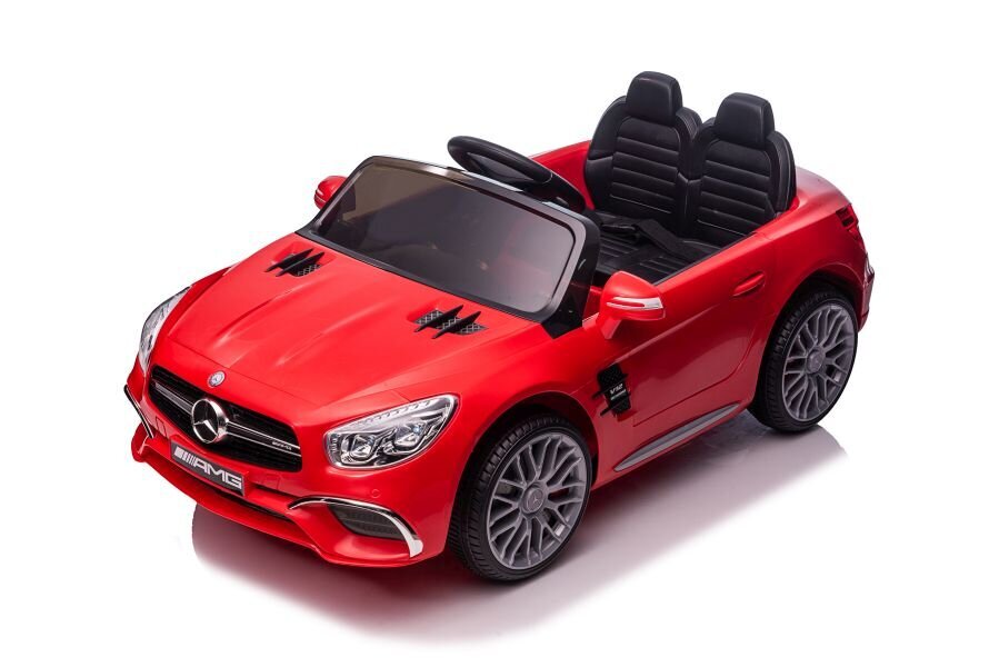 Yksipaikkainen sähköauto Mercedes SL65 LCD, lakattu punainen väri hinta ja tiedot | Lasten sähköautot | hobbyhall.fi