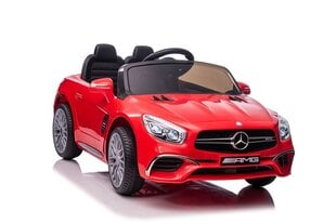 Yksipaikkainen sähköauto Mercedes SL65 LCD, lakattu punainen väri hinta ja tiedot | Mercedes Lapset | hobbyhall.fi