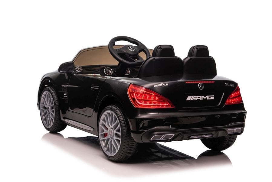 Yksipaikkainen sähköauto Mercedes SL65, musta hinta ja tiedot | Lasten sähköautot | hobbyhall.fi