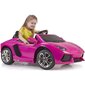 Lasten yksipaikkainen sähköauto - Lamborghini Aventador, vaaleanpunainen hinta ja tiedot | Lasten sähköautot | hobbyhall.fi