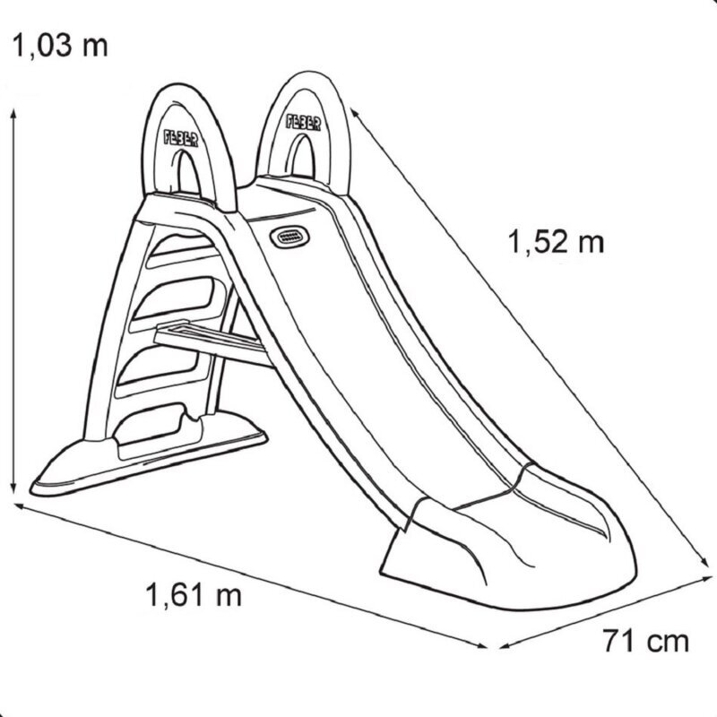 Liukumäki Feber, 152 cm hinta ja tiedot | Liukumäet | hobbyhall.fi