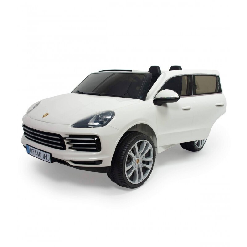 Sähköauto Porsche Cayenne S, valkoinen hinta ja tiedot | Lasten sähköautot | hobbyhall.fi