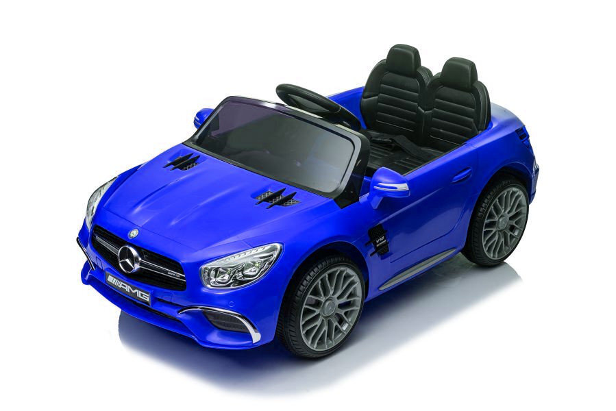 Yksipaikkainen sähköauto Mercedes SL65 LCD, lakattu sininen hinta ja tiedot | Lasten sähköautot | hobbyhall.fi