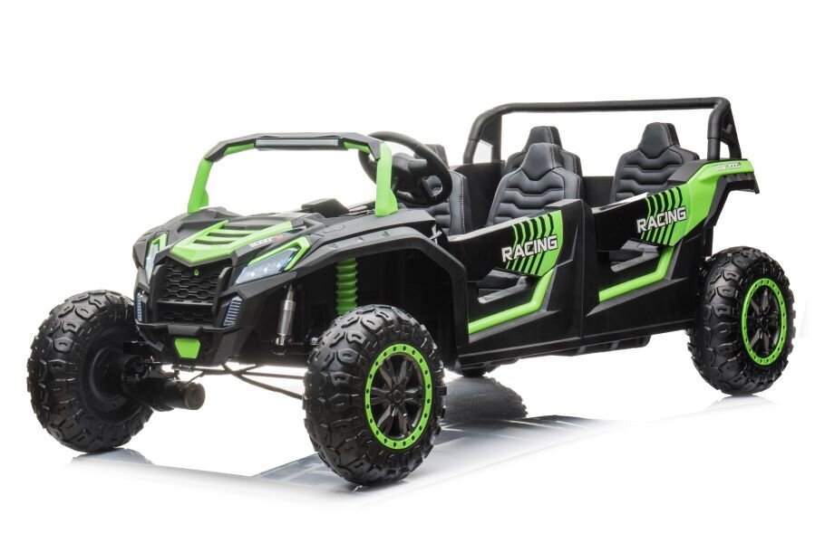 Nelinkertainen sähköauto - Buggy, vihreä hinta ja tiedot | Lasten sähköautot | hobbyhall.fi