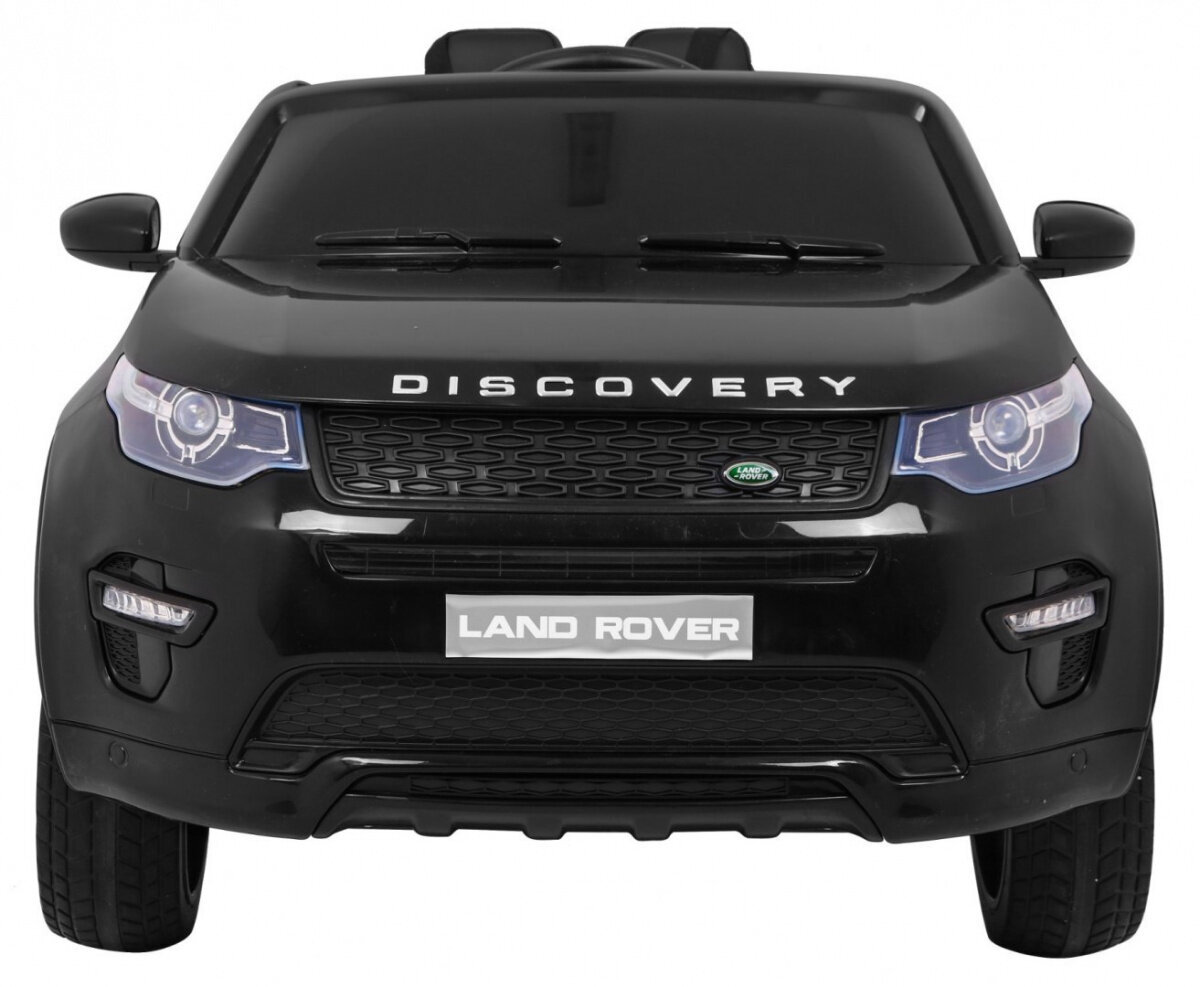 Land Rover Discovery yksipaikkainen sähköauto, musta hinta ja tiedot | Lasten sähköautot | hobbyhall.fi