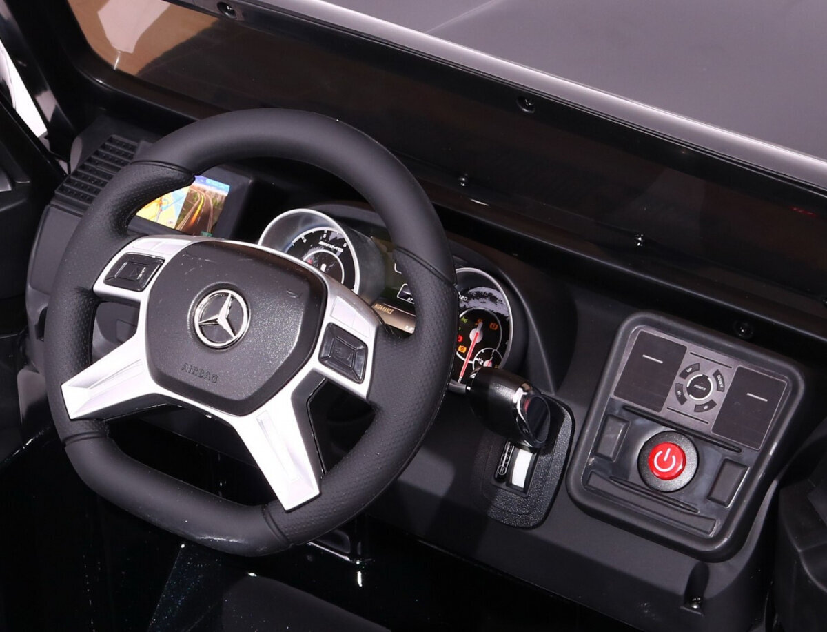 Mercedes G65 AMG yksipaikkainen sähköauto, punainen lakattu hinta ja tiedot | Lasten sähköautot | hobbyhall.fi