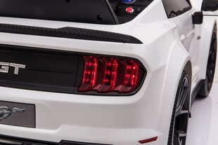 Lasten yksipaikkainen sähköauto - Ford Mustang GT, valkoinen hinta ja tiedot | Lasten sähköautot | hobbyhall.fi