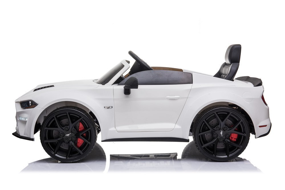 Lasten yksipaikkainen sähköauto - Ford Mustang GT, valkoinen hinta ja tiedot | Lasten sähköautot | hobbyhall.fi