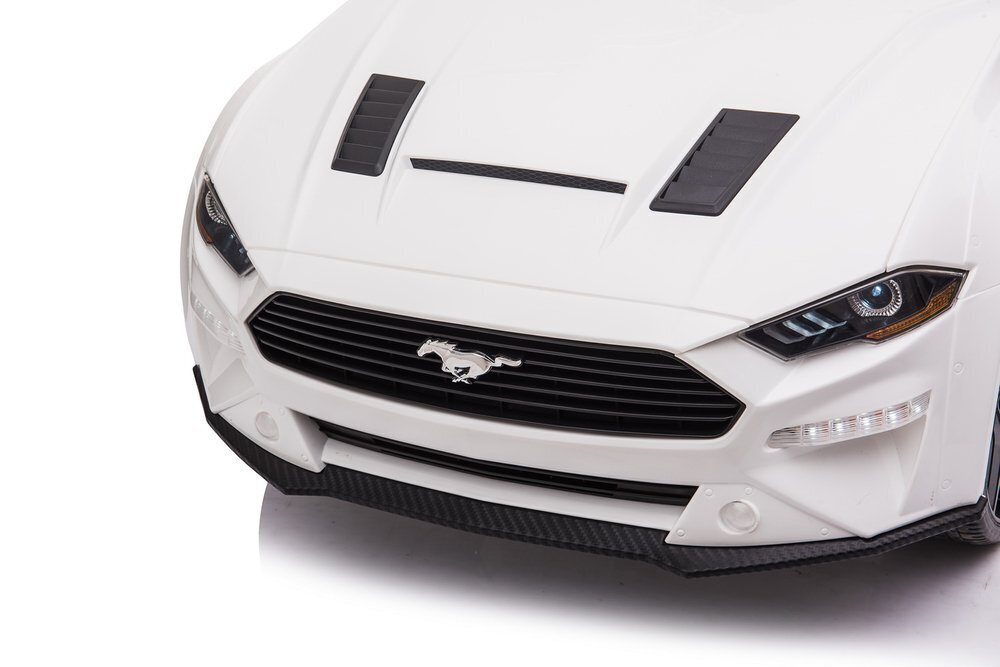 Lasten yksipaikkainen sähköauto - Ford Mustang GT, valkoinen hinta ja tiedot | Lasten sähköautot | hobbyhall.fi